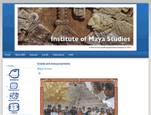 Tablet Screenshot of instituteofmayastudies.org